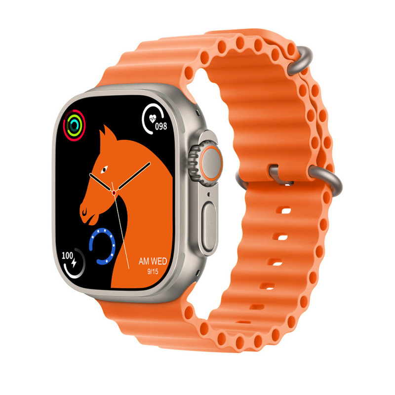 ساعت هوشمند مدل T900 Ultra نارنجی