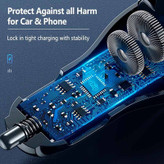 شارژر فندکی فست شارژ TE-348PD 3A QC3.0 PD 18W