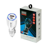 شارژر فندکی فست شارژ TE-348PD 3A QC3.0 PD 18W