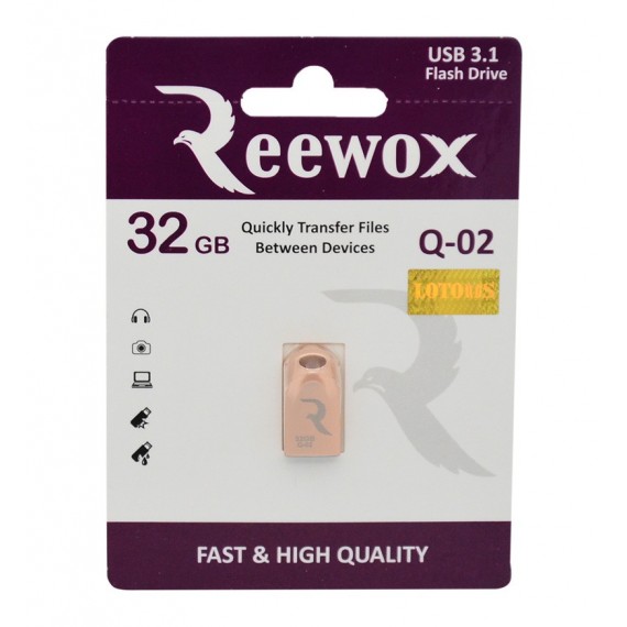 فلش ریووکس (REEWOX) مدل 32GB Q-02 USB3.1