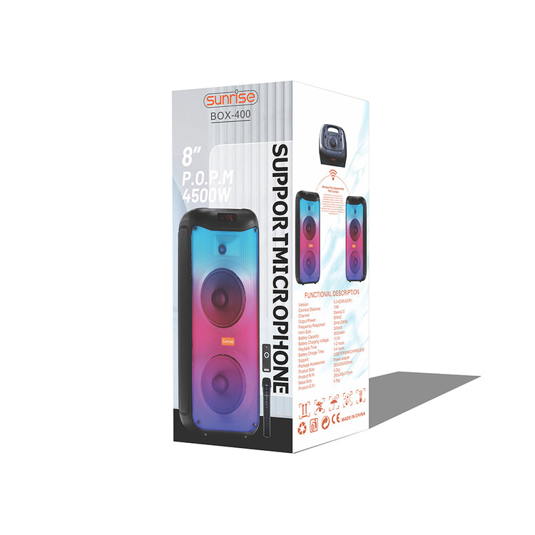 اسپیکر بلوتوثی سانرایز مدل BOX-400