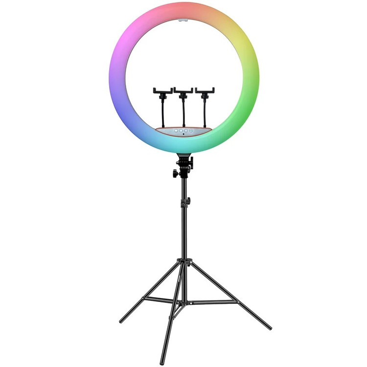 رینگ لایت مدل 3D-56 RGB(22 اینچ)