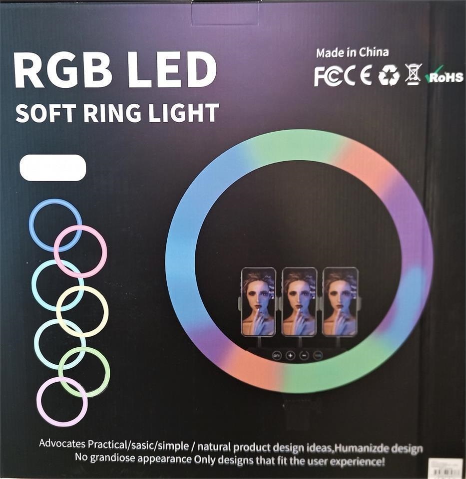 رینگ لایت مدل 3D-56 RGB(22 اینچ)