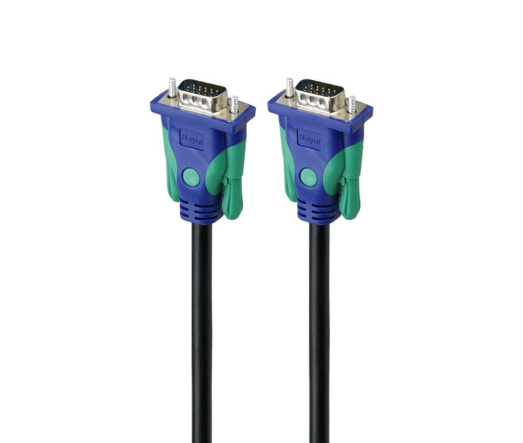 کابل 15VGAمتری نویزگیر دار ضخیم Royal 6+3 Cable