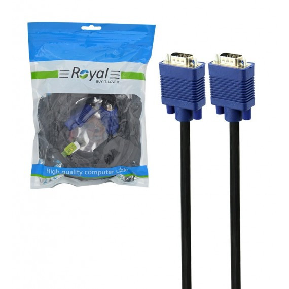 کابل 3VGAمتری نویزگیر دار ضخیم Royal 3+4 Cable