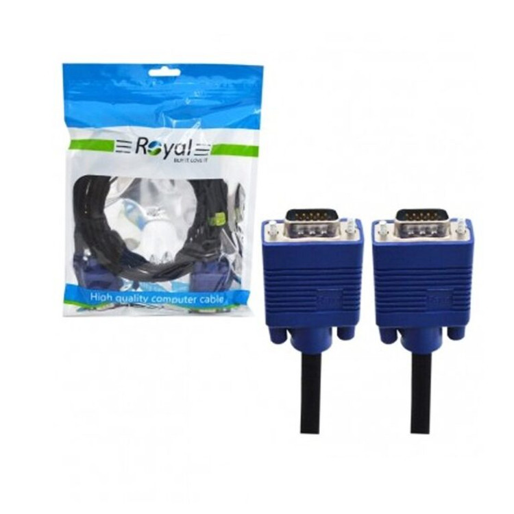 کابل 3VGAمتری نویزگیر دار ضخیم Royal 3+4 Cable