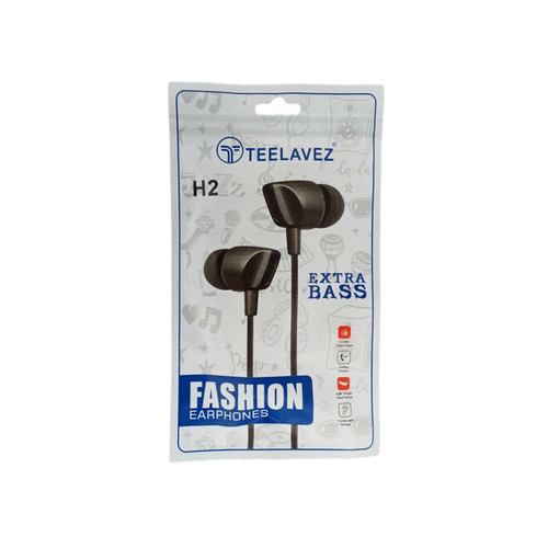 هندزفری TEELAVEZ مدل H2 پک مشمایی