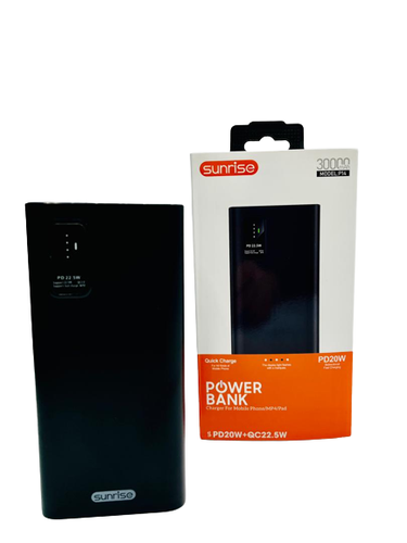 پاور بانک 30000 سانرایز مدل P14