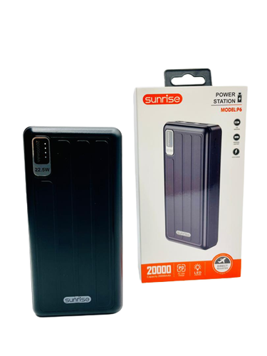 پاور بانک 20000 سانرایز مدل P6