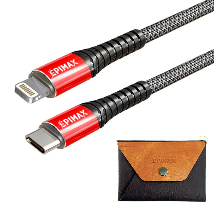 کابل تایپ سی به لایتنیگ اپی مکس طول 1.2 متر مدل EC-21