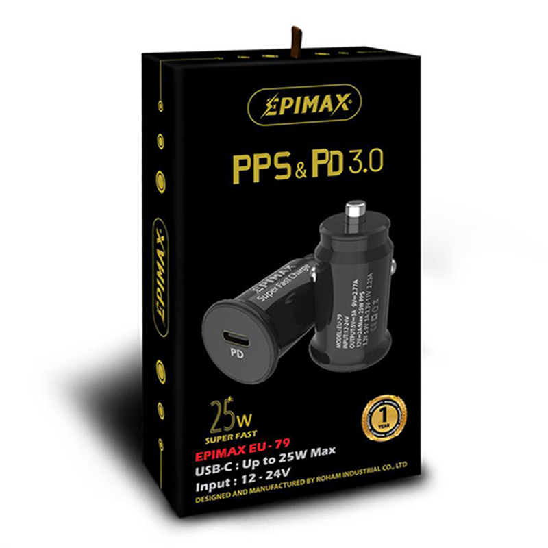 شارژر فندکی تک پورت اپیمکس (EPIMAX) مدل EU-79