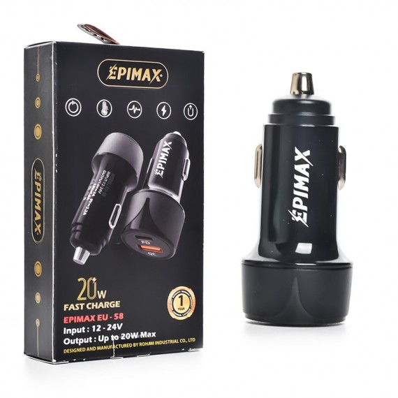 شارژر فندکی تک پورت اپیمکس (EPIMAX) مدل EU-58