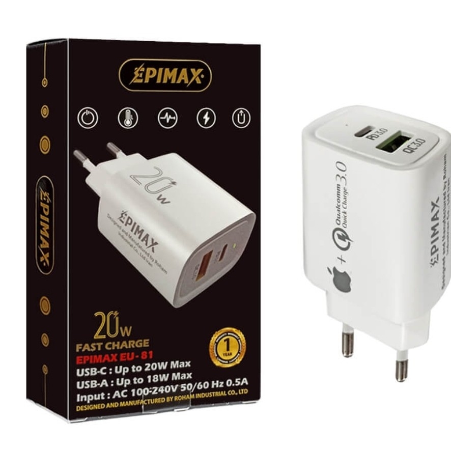 کابل EPIMAX EU-81 USB+PD 20W