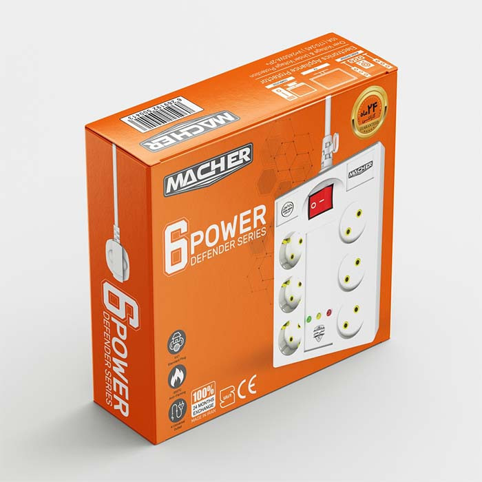 محافظ برق 6 خانه ارتدار مچر مدلMR-226