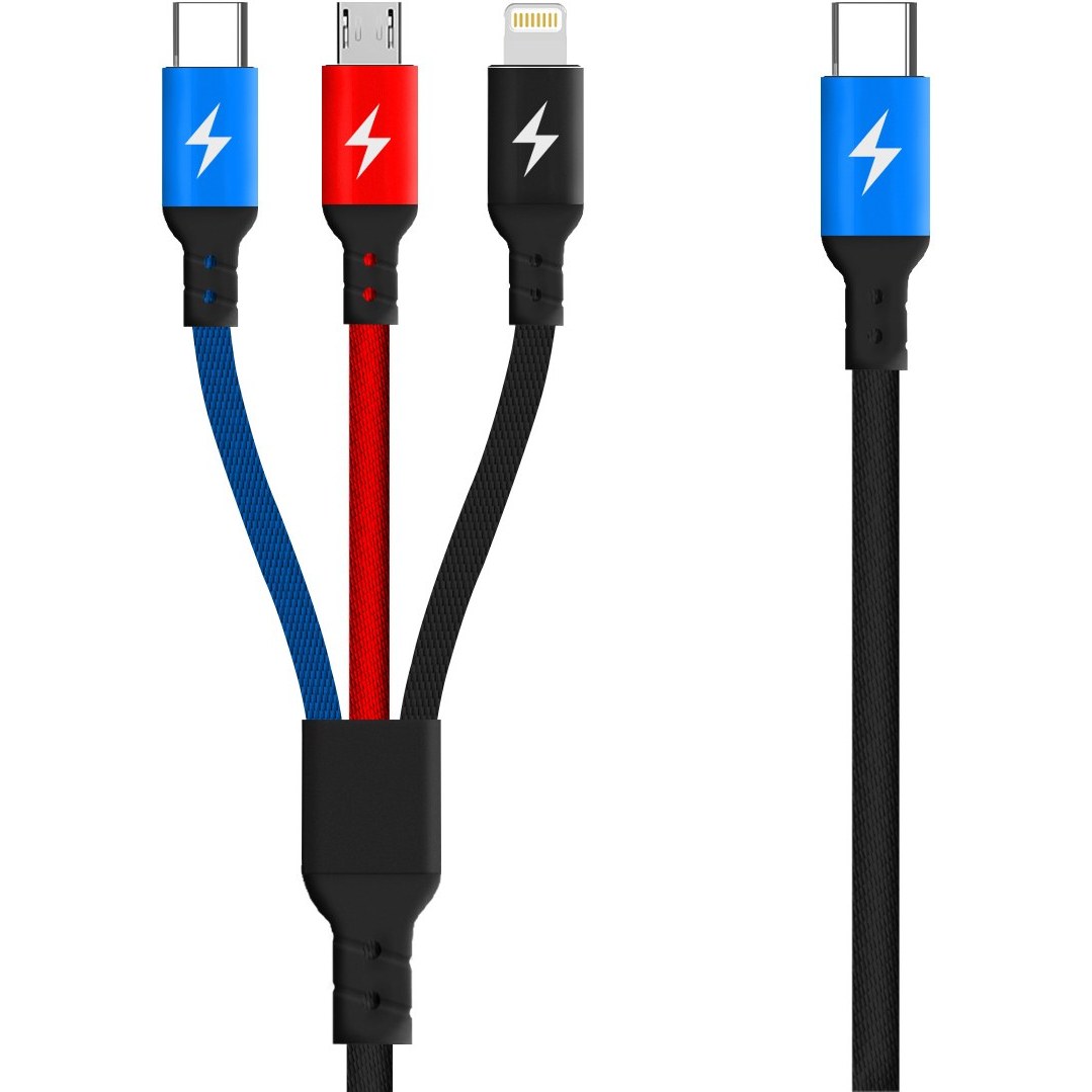 کابل شارژ dc-02  3in1