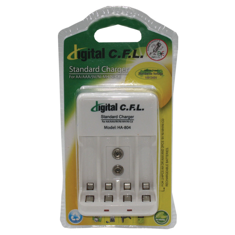 شارژر باتری قلمی چهارتایی HA-804