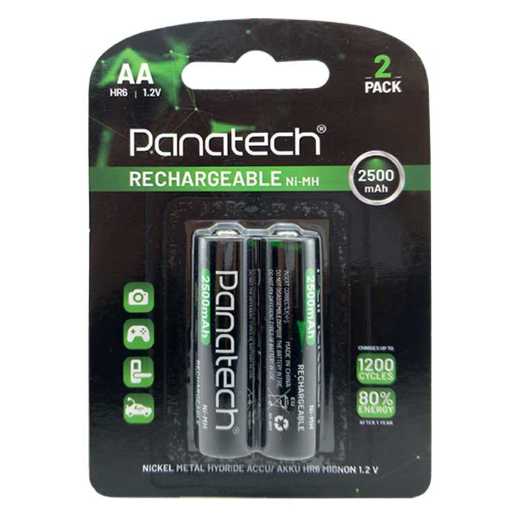 باتری قلمی شارژی 2500mah PANATECH