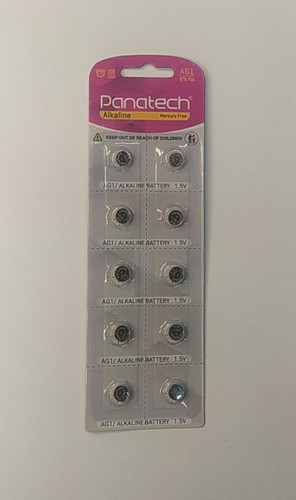 باتری ساعت بسته 10تایی AG1 PANATECH