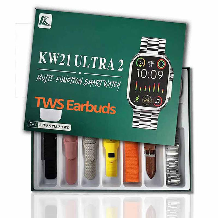 ساعت هوشمند مدل kw21 ultra2